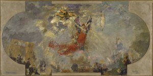 Schizzo per il Petit Palais, galleria sud: Apoteosi (soffitto centrale), tra il 1906 e il 1913