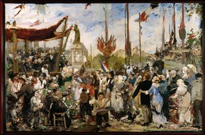 Il 14 luglio 1880 (schizzo a olio) da Alfred Roll