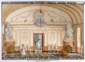 Richard Strauss: Der Rosenkavaliert (Il Cavaliere della Rosa) Scenografia di Roller. 2° atto da Alfred Roller