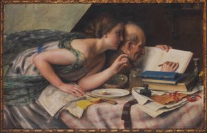 Il poeta e la sua musa da Alfred Schwarzschild
