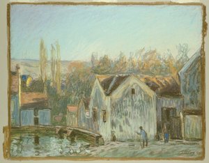 Un Angolo di Moret-sur-Loing da Alfred Sisley