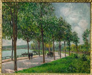 Allee des marroniers da Alfred Sisley