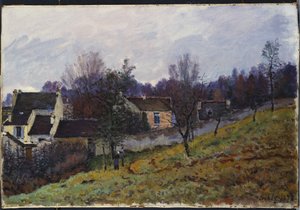 Autunno a Louveciennes, 1873 da Alfred Sisley