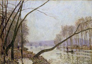 Riva della Senna in autunno da Alfred Sisley