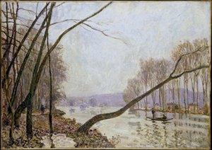 Riva della Senna in autunno da Alfred Sisley