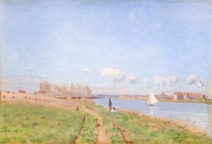 Sponde della Senna ad Argenteuil da Alfred Sisley