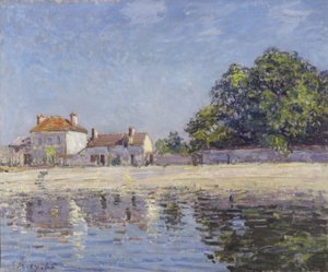 Il fiume Loing a Saint-Mammes da Alfred Sisley