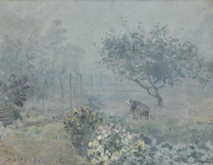 Nebbia, Voisins, 1874 da Alfred Sisley