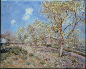 Primavera a Veneux da Alfred Sisley