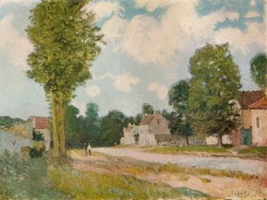 La Route de Versailles, XIX secolo, 1929 da Alfred Sisley