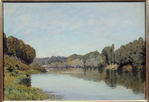 La Senna a Bougival da Alfred Sisley