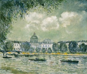 Paesaggio lungo la Senna con l