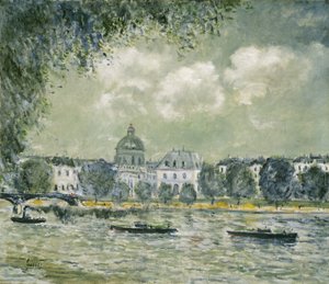 Paesaggio lungo la Senna con l