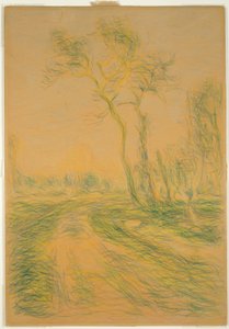 Paesaggio con alberi da Alfred Sisley