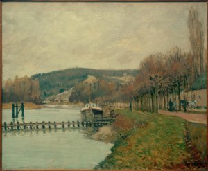 Le colline di Bougival da Alfred Sisley