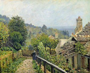 Louveciennes o, Le alture di Marly, 1873 da Alfred Sisley