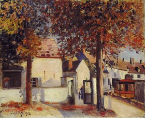 Moret-sur-Loing (Rue de Fosses) da Alfred Sisley