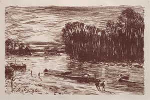 Sulle rive del Loing da Alfred Sisley