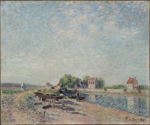 Saint-Mammès, canale di Loing da Alfred Sisley