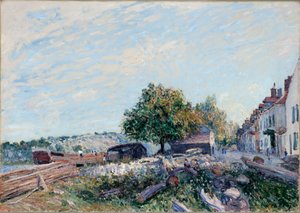Saint-Mammès. Mattina, 1884 da Alfred Sisley