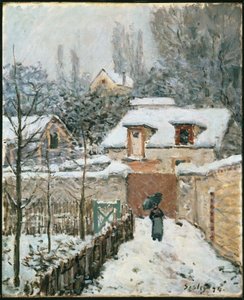 Neve a Louveciennes da Alfred Sisley