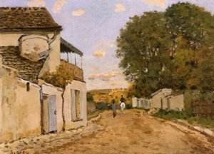 Strada a Louveciennes (Rue de la Princesse), c.1873 da Alfred Sisley