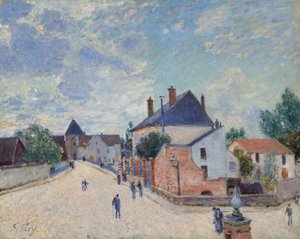Strada a Moret da Alfred Sisley