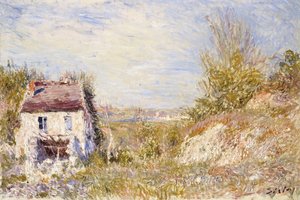 La casa abbandonata, c.1886 da Alfred Sisley