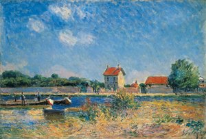 Le rive del Canal du Loing a Saint-Mammes