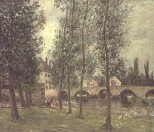 Il ponte a Moret da Alfred Sisley