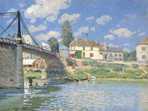Il ponte a Villeneuve-la-Garenne