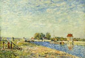 Il Canale di Loing; Le Canal du Loing, 1884