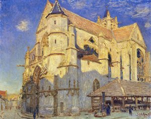 La chiesa di Moret, tempo gelido, 1893