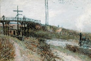 Il Ponte Pedonale sulla Ferrovia a Sevres, c.1879