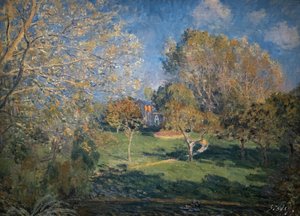 Il giardino di Hoschede da Alfred Sisley