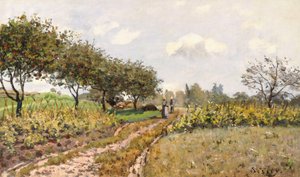 La Strada in Campagna da Alfred Sisley