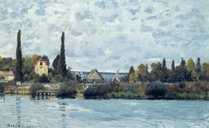 La Senna a Bougival, 1873 da Alfred Sisley