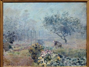 La nebbia vicina da Alfred Sisley