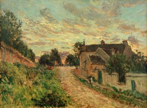 Un sentiero a Louvecienne da Alfred Sisley