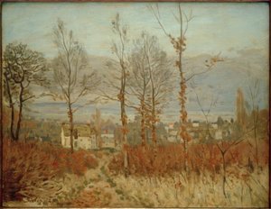 Vista di Louveciennes in autunno da Alfred Sisley