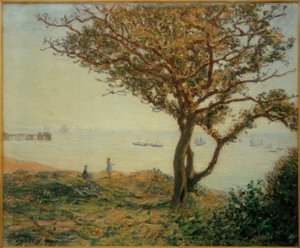 Il porto di Cardiff (Barche nella baia di Cardiff) da Alfred Sisley