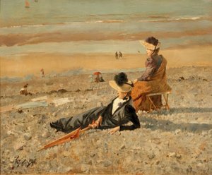 A. Stevens, Una bella giornata a Le Tréport