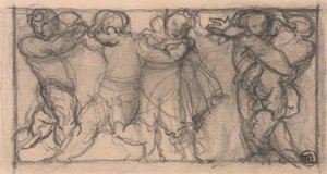Gruppo di Cherubini (progetto per un fregio?) da Alfred Emile Stevens
