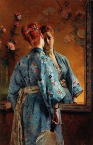 La parigina giapponese da Alfred Emile Stevens