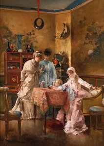 I visitatori da Alfred Emile Stevens