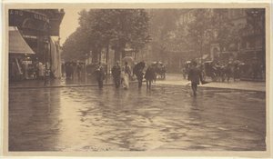 Un giorno di pioggia sul Boulevard, Parigi da Alfred Stieglitz