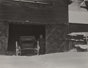 Fienile, Carrozza e Neve da Alfred Stieglitz