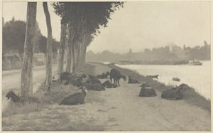 Sulla Senna—Vicino a Parigi da Alfred Stieglitz