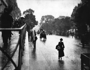 Parigi, scena di strada da Alfred Stieglitz