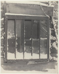Finestra: Legno, Vetro, Neve da Alfred Stieglitz